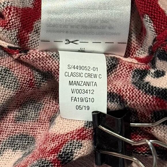 Old Navy Cardigan Sweater Dark Academia Romantic Goth Classic Animal Red XXL - Picture 5 of 6